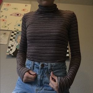 🌈American Eagle🌈 Stripped Turtleneck Long Sleeve